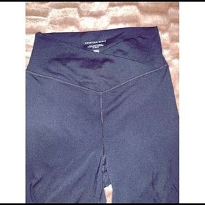 American Eagle cross leggings!